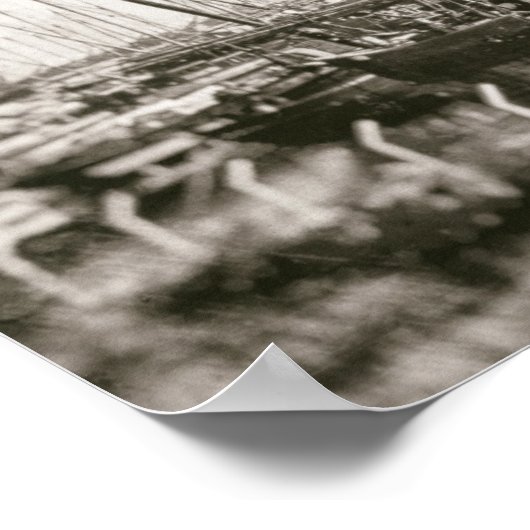 港に入航海のる ポスター (角)