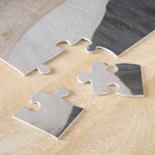 港に素晴らしおけるミュートスワンのクローズアップ ジグソーパズル (側面)