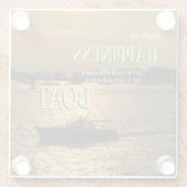 港に買は金が幸せ舟 ガラスコースター (裏面)