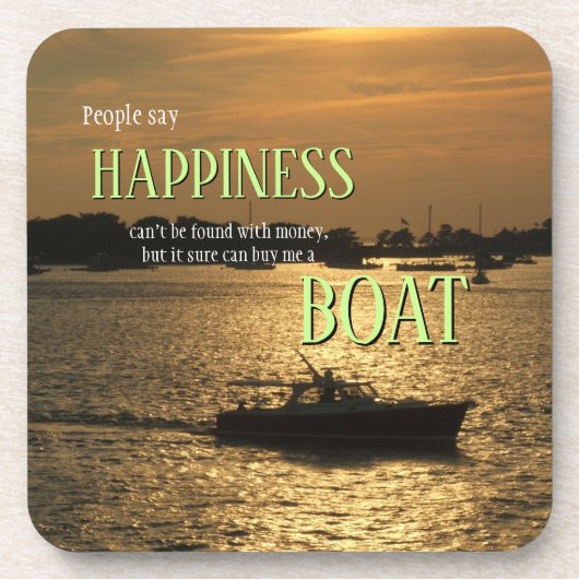 港に買は金が幸せ舟 コースター (正面)