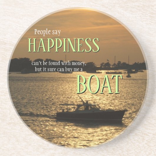 港に買は金が幸せ舟 コースター (正面)