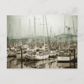 港に ポストカード (正面)