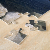 港のあるペギーズコーブの美しい村 ジグソーパズル (側面)