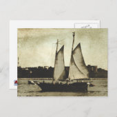 港のはがきに ポストカード (正面/裏面)