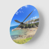 港のアイザックの柱時計 ラウンド壁時計 (傾斜)