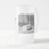 港のイン-曇らされたマグ フロストグラスビールジョッキ (正面右)