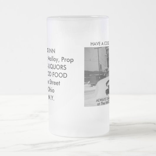 港のイン-曇らされたマグ フロストグラスビールジョッキ (中央)