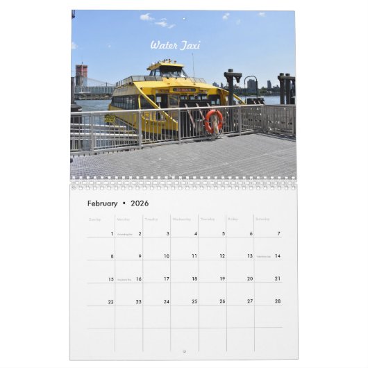 港のカレンダーからの支部のためのニューヨーク、 カレンダー (2月 2026)