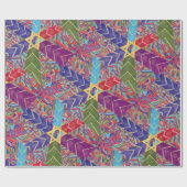 港のダリアのハヌカーの包装紙 ラッピングペーパー (フラット)