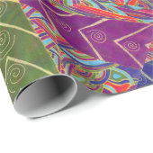 港のダリアのハヌカーの包装紙 ラッピングペーパー (ロールコーナー)