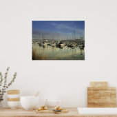 港のボート ポスター (キッチン)