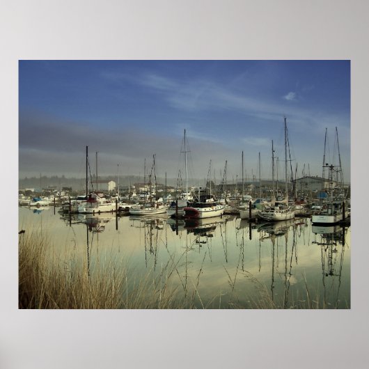 港のボート ポスター (正面)