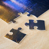 港の反射 ジグソーパズル (側面)