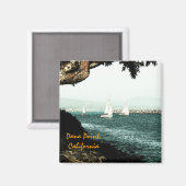 港の帆船 マグネット (正面/裏面)