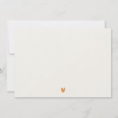 港の海面に佇む優雅なボートのウェディング セーブザデート (裏面)