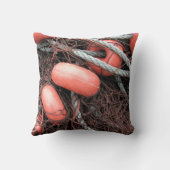 港の漁網、浮遊物およびロープ クッション (裏面)