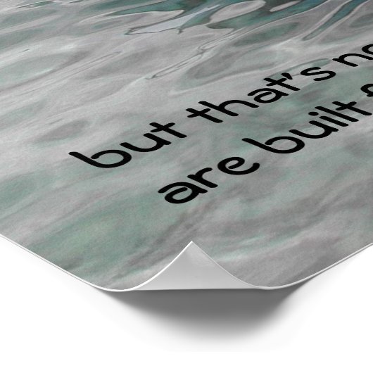 港の船は安全だ ポスター (角)