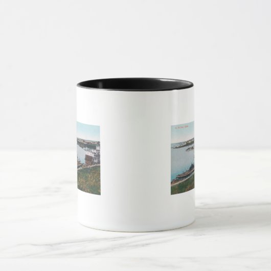 港の船舶の表示AKマイケル マグカップ (中央)
