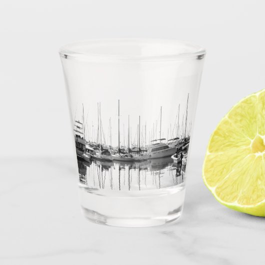 港の船 ショットグラス (正面)