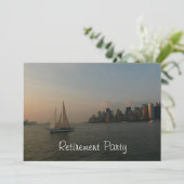 港の退職のパーティーヨット 招待状 (スタンド正面)