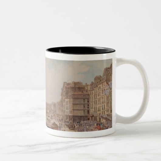 港のau BleおよびPont Notre Dame 1782年 ツートーンマグカップ (右)