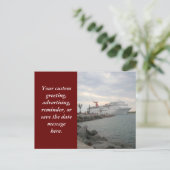 港のCanaveralの郵便はがきからの航海 案内ポストカード (スタンド正面)