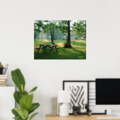 港のElginのピクニック ポスター (ホームオフィス)