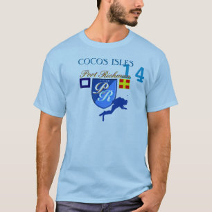 港のRichmanのココヤシの島の潜水用具 Tシャツ