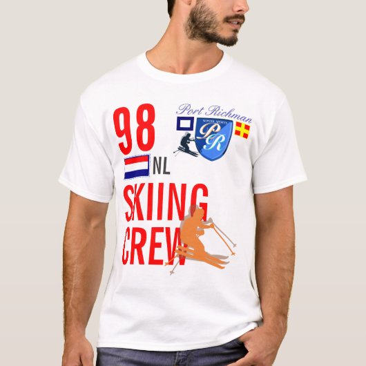 港のRichmanのスキー乗組員のオランダのスキー Tシャツ (正面)
