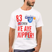 港のRichmanの賛成賛成飛ぶ人の航海のなイギリスのイギリス Tシャツ (正面)