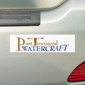 港のTownsendのWatercraftのデカール バンパーステッカー (車上)