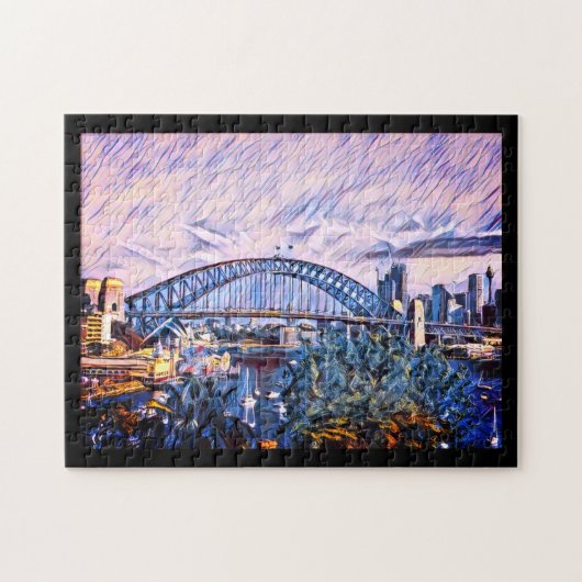 港シドニー橋 ジグソーパズル (横)