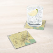 港チェスター、NY スクエアペーパーコースター (インサイチュ)