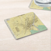 港チェスター、NY スクエアペーパーコースター (アングル)