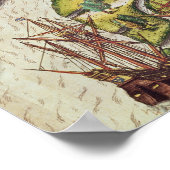 港フランスのに到着王室の ポスター (角)