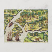 港フランスのに到着王室の ポストカード (正面)