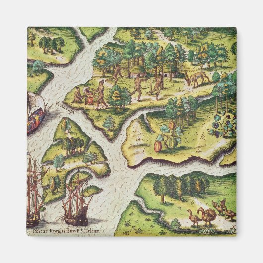 港フランスのに到着王室の マグネット (正面)