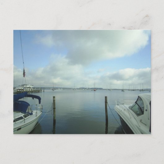 港内の様子 ポストカード (正面)