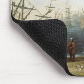 港場面 マウスパッド (コーナー)