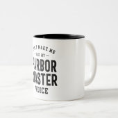 港湾マスター職 ツートーンマグカップ (正面右)