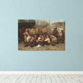 港湾労働者の正午 キャンバスプリント (インサイチュ (ウッドフロア))