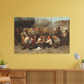 港湾労働者の正午 キャンバスプリント (インサイチュ (リビング))