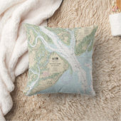 港湾王室のの音及び内陸路 クッション (ブランケット)