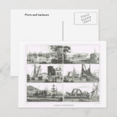 港湾 ポストカード (正面/裏面)