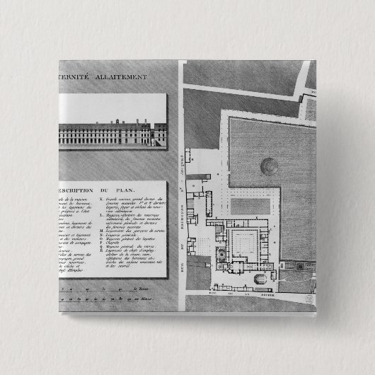 港王室のなMaterniteの計画 缶バッジ (正面)