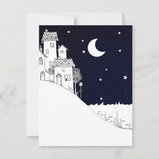 港町 – 招待状&お知らせ 招待状 (正面)