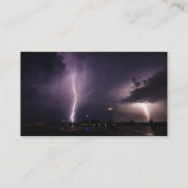 港都市上の稲妻 名刺 (裏面)