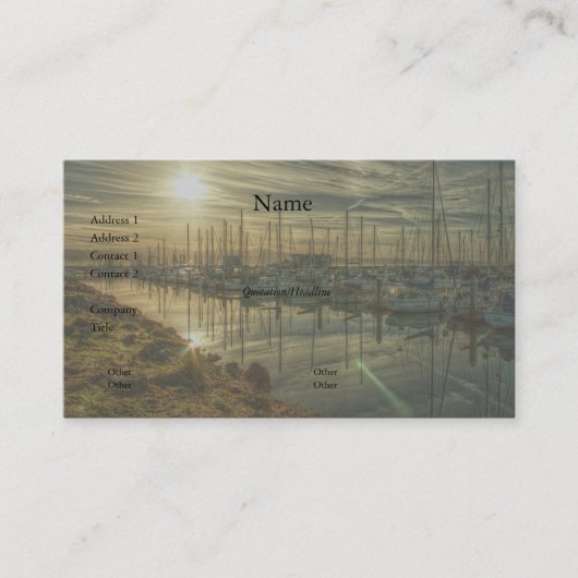 港2の名刺のボート 名刺 (正面)