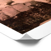 港、メントーン、リビエラからの眺め ポスター (角)