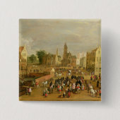 港 缶バッジ (正面)